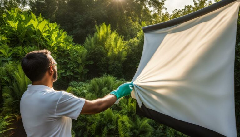 How to Clean Outdoor Projector Screen