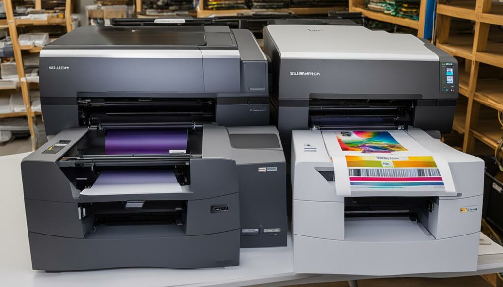 Regular Printer vs. Sublimation Printer